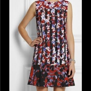 Peter Pilotte Floral Dress Ruffled hem
